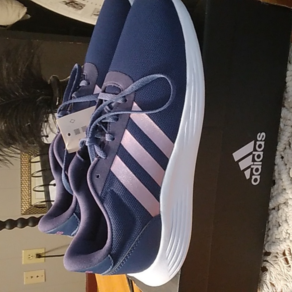 Youth Or Women's Adidas Lite Ricer 2.0 K Running Shoes - Picture 3 of 8